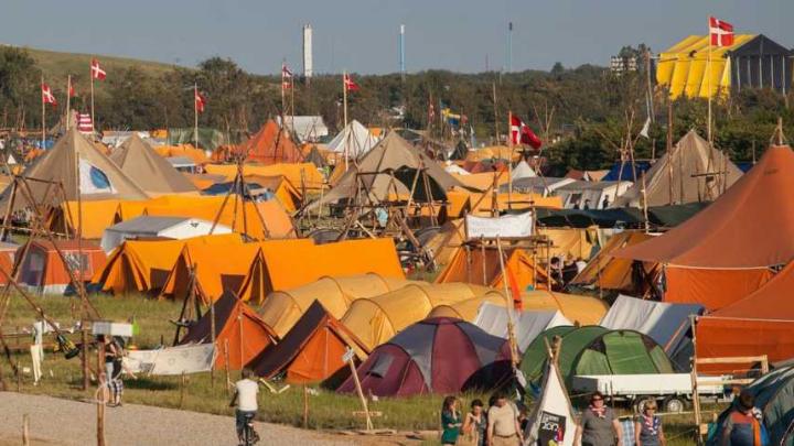 Billede fra spejdernes lejr