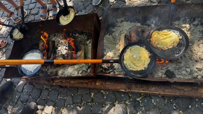 Verdens bedste pandekagebagere bager pandekager